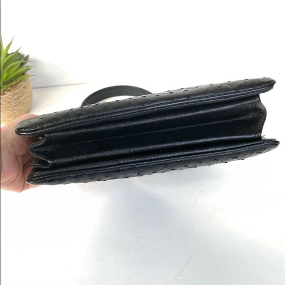 Alfred Roth Vintage Ostrich Bag New RARE - Picture 8 of 13